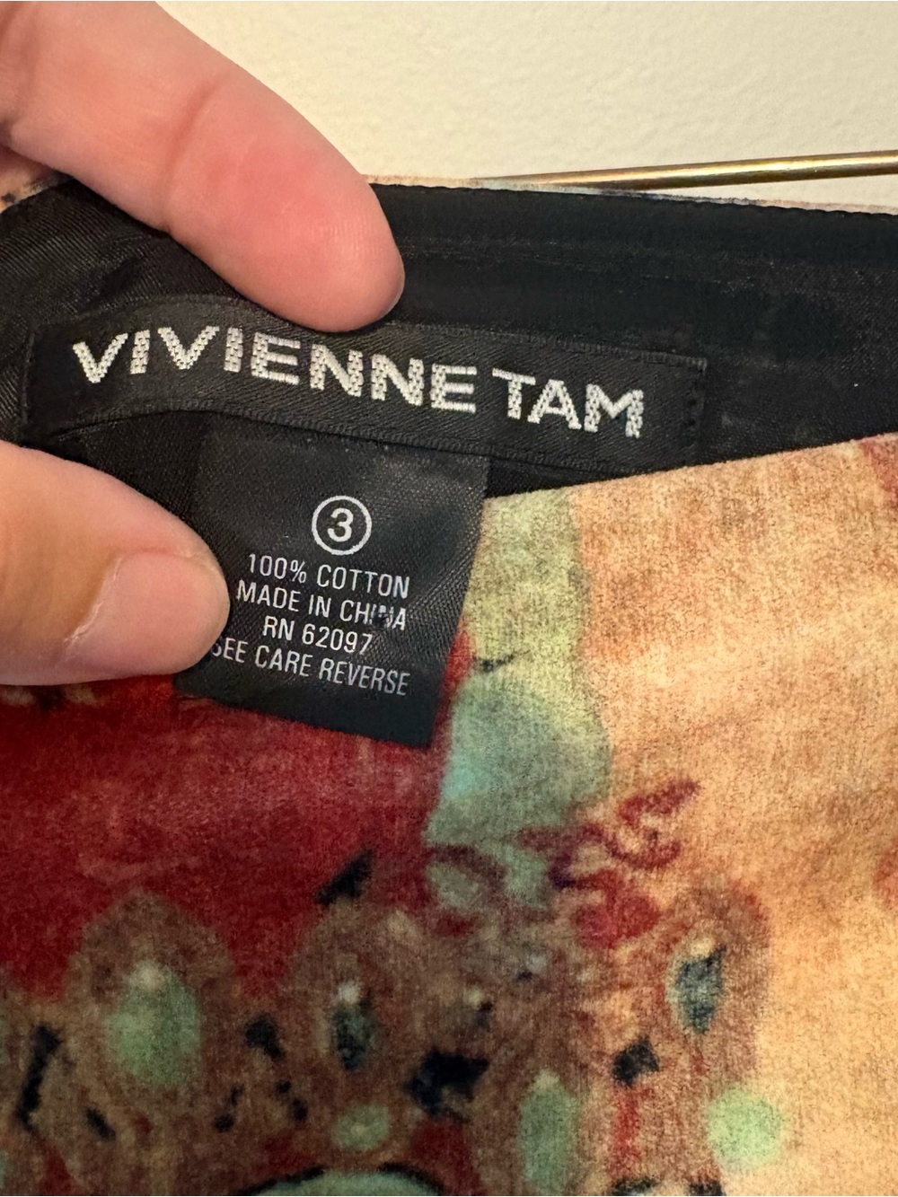 Vintage 90s Vivienne Tam velvet Buddha skirt - Picture 5 of 7
